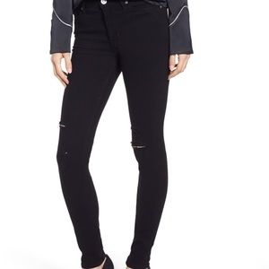 Hudson Nico Supermodel Ankle Skinny Jeans in Black